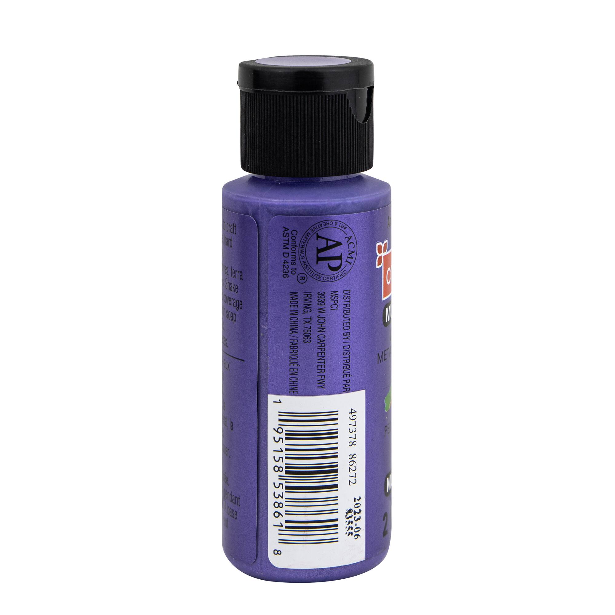 12 Pack: Premium Ultra Bright Metallic Paint by Craft Smart